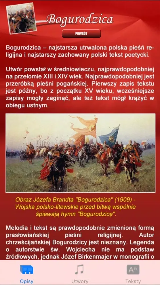 Tangkapan layar Polska Muzyka Patriotyczna i Wojskowa