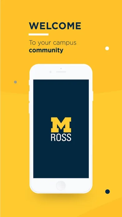 Michigan Ross CampusGroups スクリーンショット
