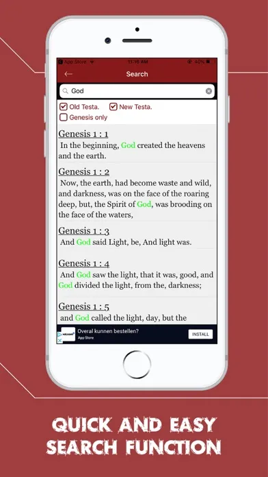 Capturas de pantalla de Rotherham Emphasized Bible