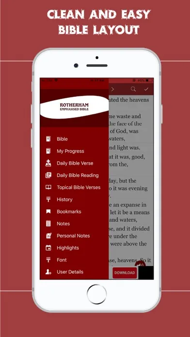 Capturas de pantalla de Rotherham Emphasized Bible