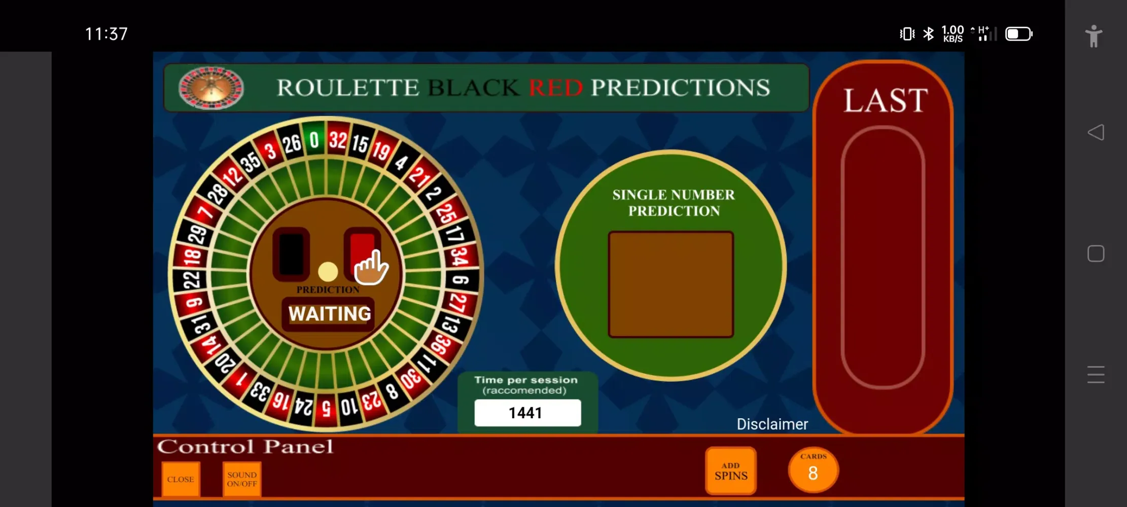 تصاویر Roulette Black Red Calculator