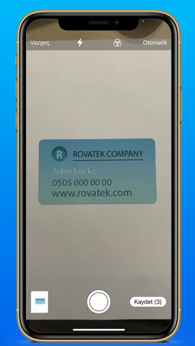 Captures d'écran de Card Contacts