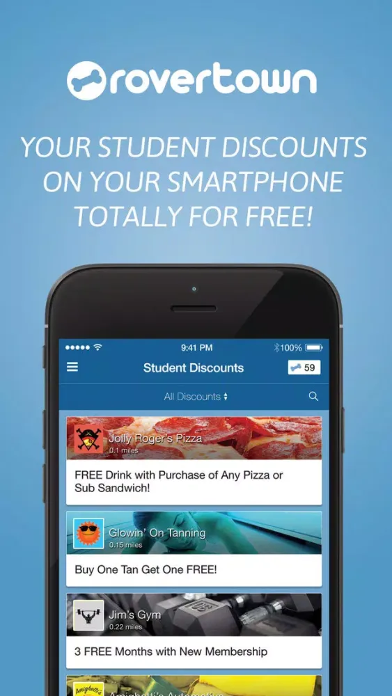 صور RoverTown Student Discounts for College
