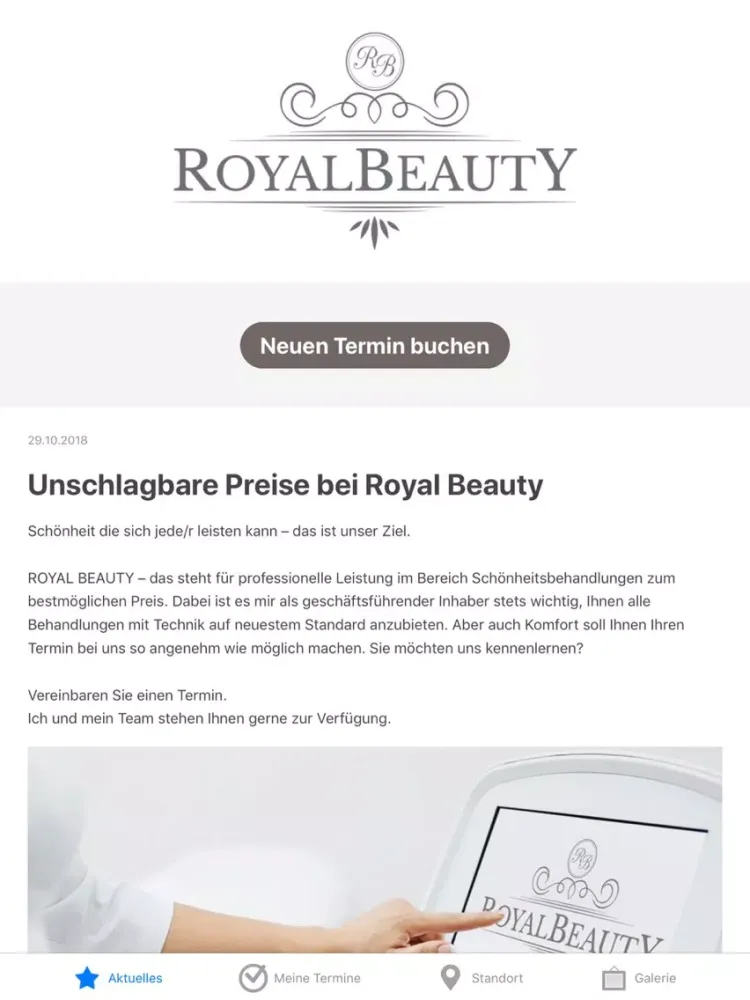 Royal Beauty iPad  स्क्रीनशॉट