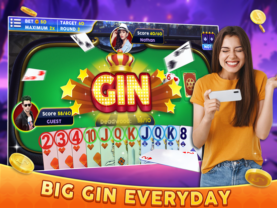 Royale Gin Rummy iPad  سکرین شاٹس