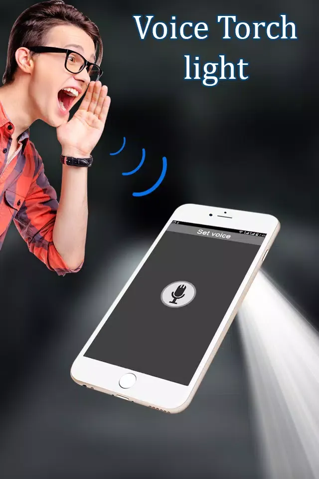 Zrzuty ekranu Voice Torch Light - Flashlight