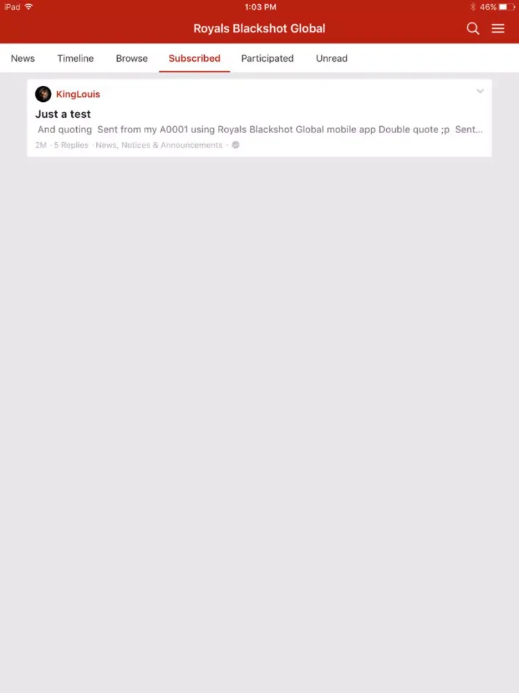 Royals Blackshot Global iPad  स्क्रीनशॉट