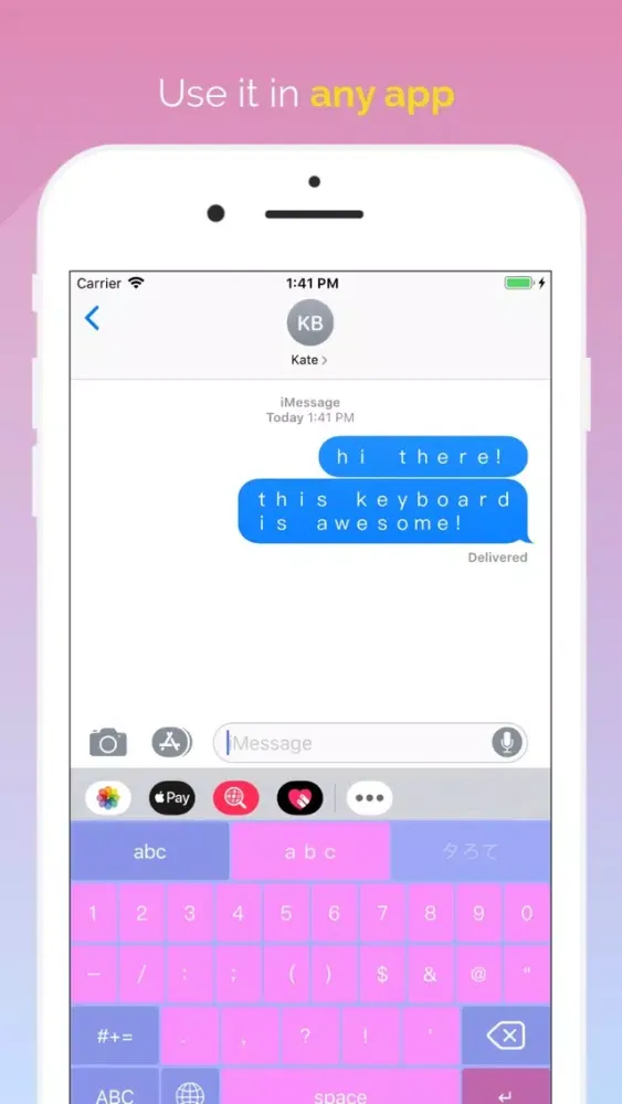 Tangkapan skrin Vapor: Aesthetic Keyboard