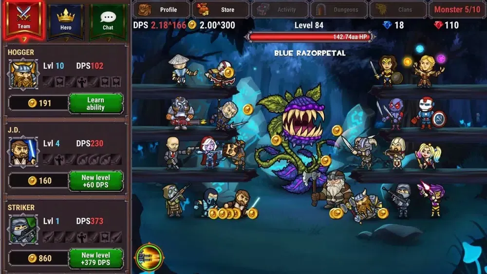 Lords Royale: RPG Clicker Screenshots