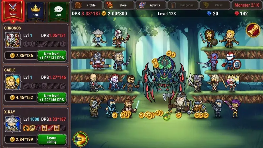 Lords Royale: RPG Clicker Screenshots