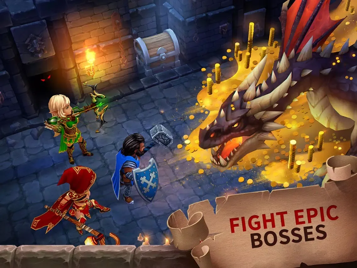 Forge of Glory: Puzzle & RPG iPad 應用截圖