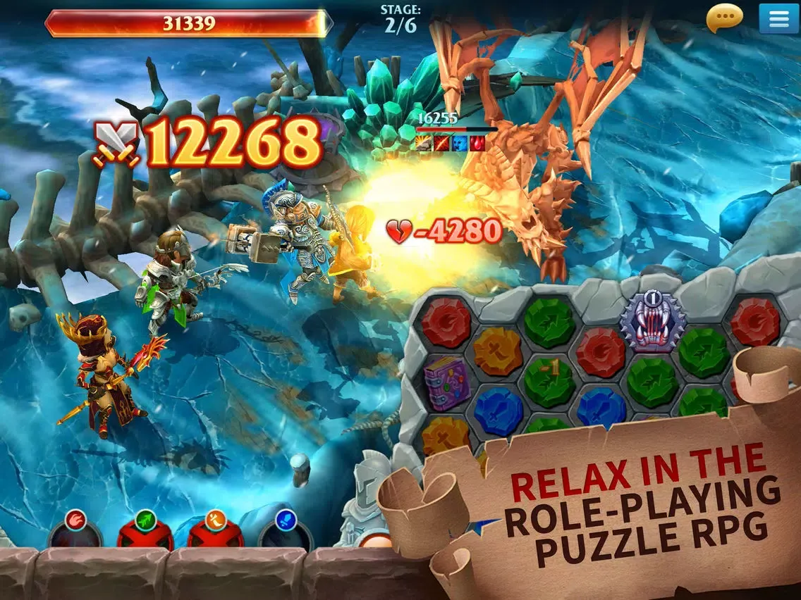 Forge of Glory: Puzzle & RPG iPad 應用截圖
