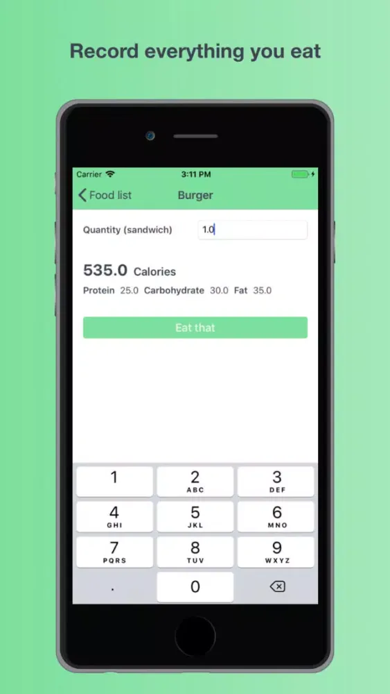 Capturas de pantalla de Fit your calories