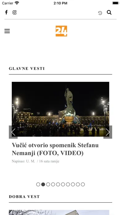 Zrzuty ekranu 24online.rs