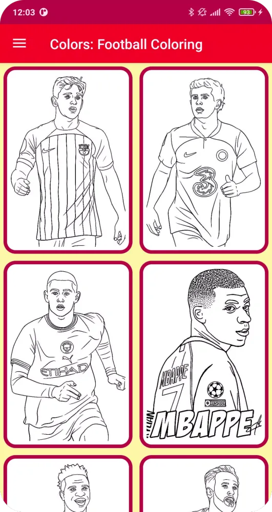 Colors: Football Coloring 스크린샷