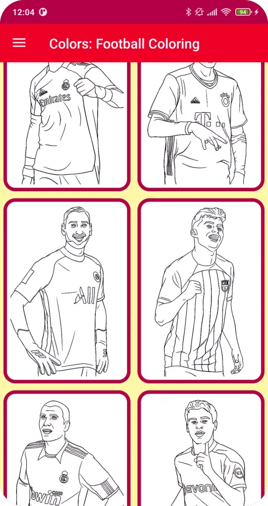 Colors: Football Coloring 스크린샷