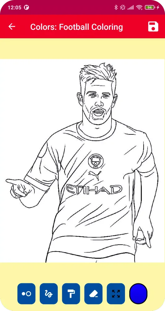 Colors: Football Coloring 스크린샷