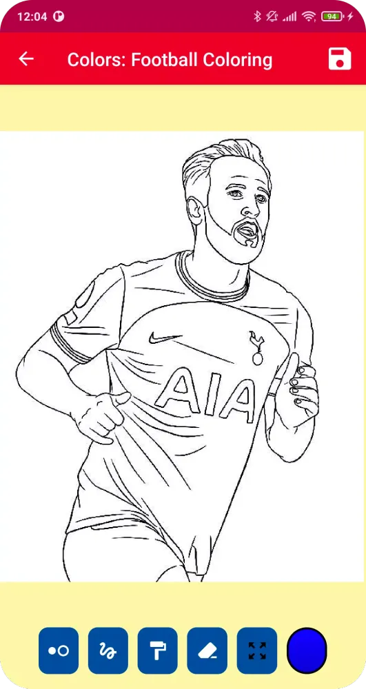Colors: Football Coloring 스크린샷