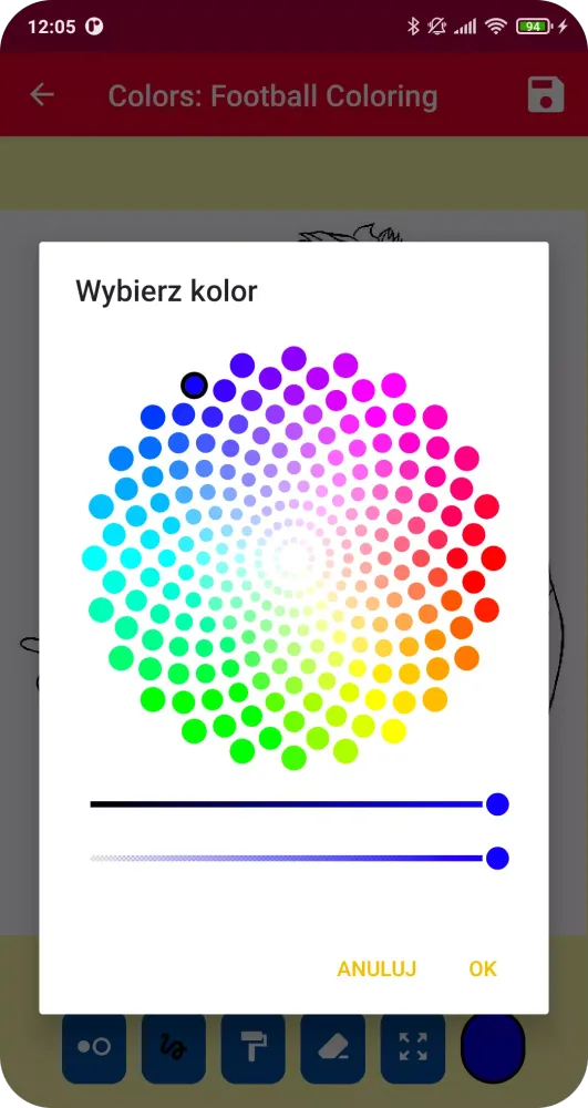 Colors: Football Coloring 스크린샷