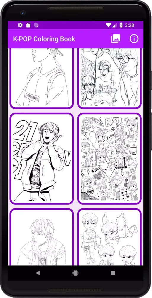 K-POP Coloring Book Screenshots