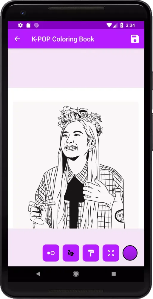 K-POP Coloring Book Screenshots