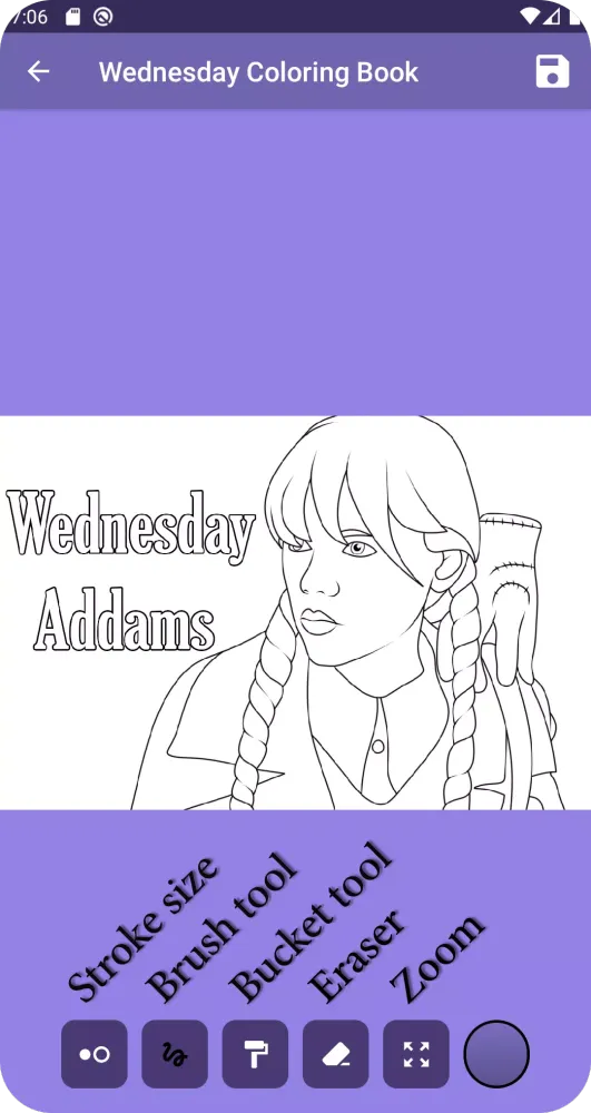 Colors: Wednesday Coloring Screenshots