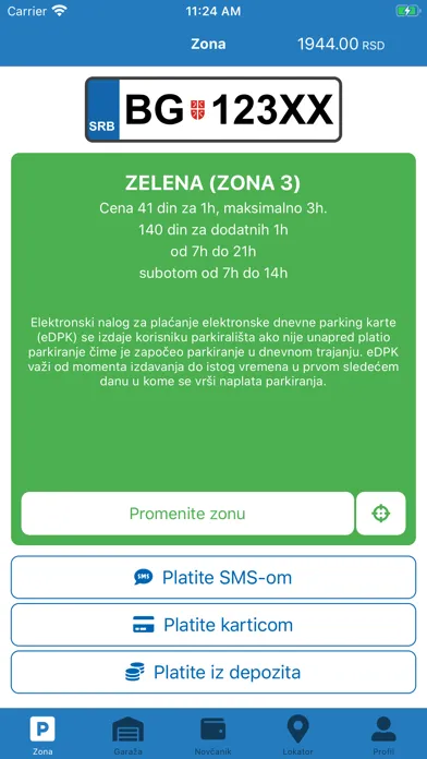 Tangkapan layar Parking Servis