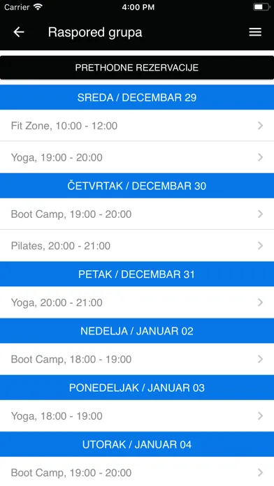 Fitness Zone NS スクリーンショット