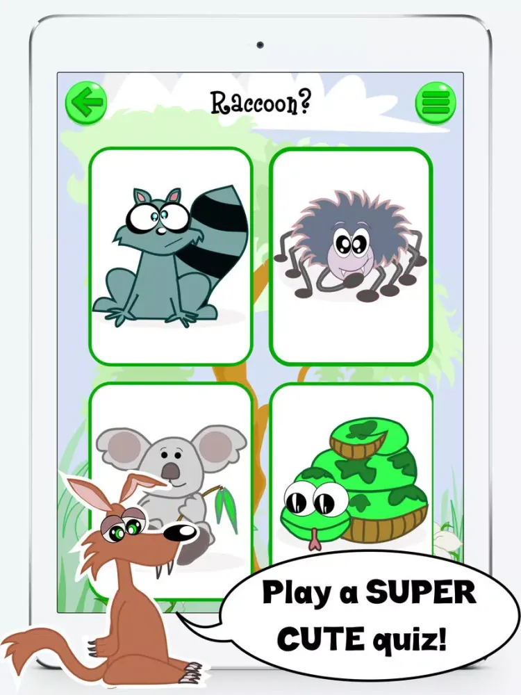 Forest Animals Matching Game for Kids and Toddlers iPad 应用截图
