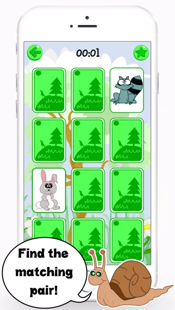 Forest Animals Matching Game for Kids and Toddlers应用截图