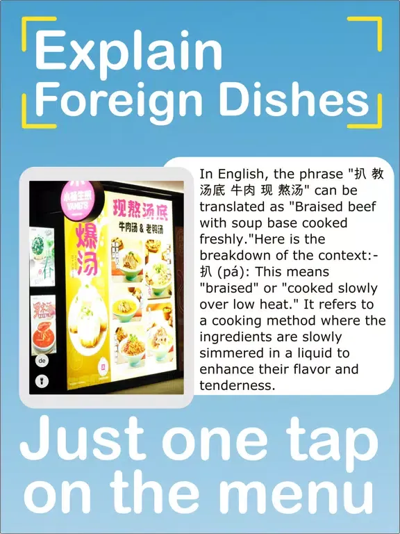 expLingo Translate and Explain iPad 应用截图