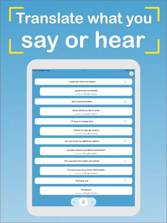 expLingo Translate and Explain iPad 应用截图