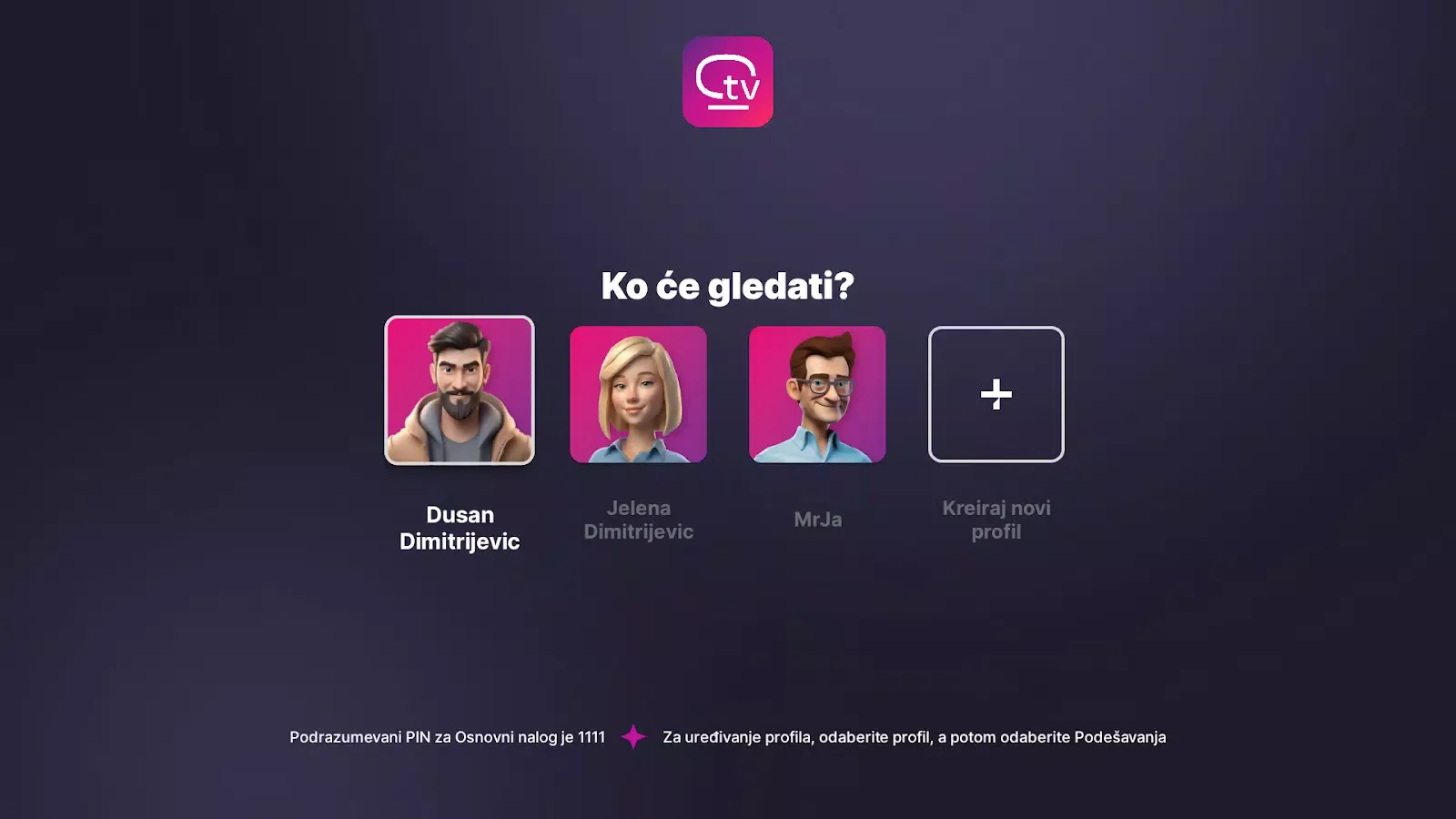 Captures d'écran de Orion TV