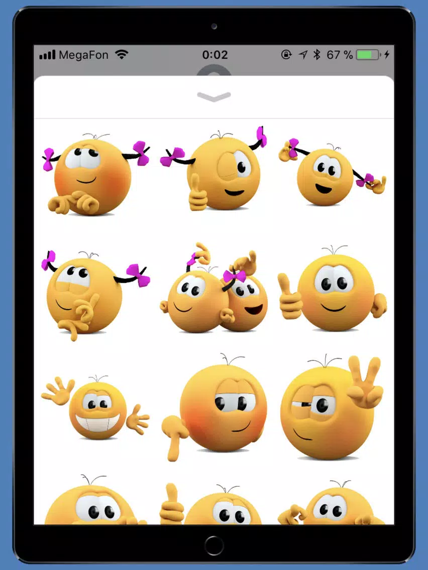 Capturas de pantalla de Kolobok STiK Sticker Pack iPad 