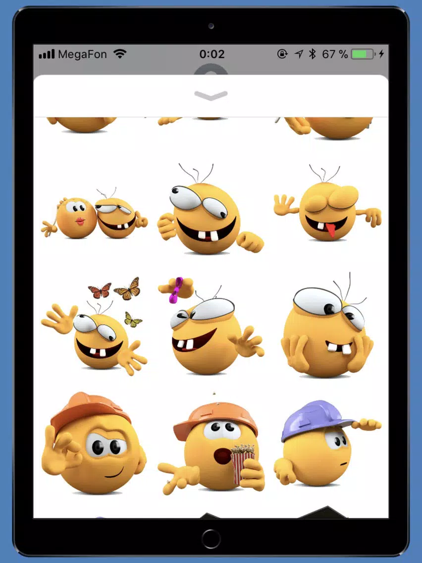 Capturas de pantalla de Kolobok STiK Sticker Pack iPad 
