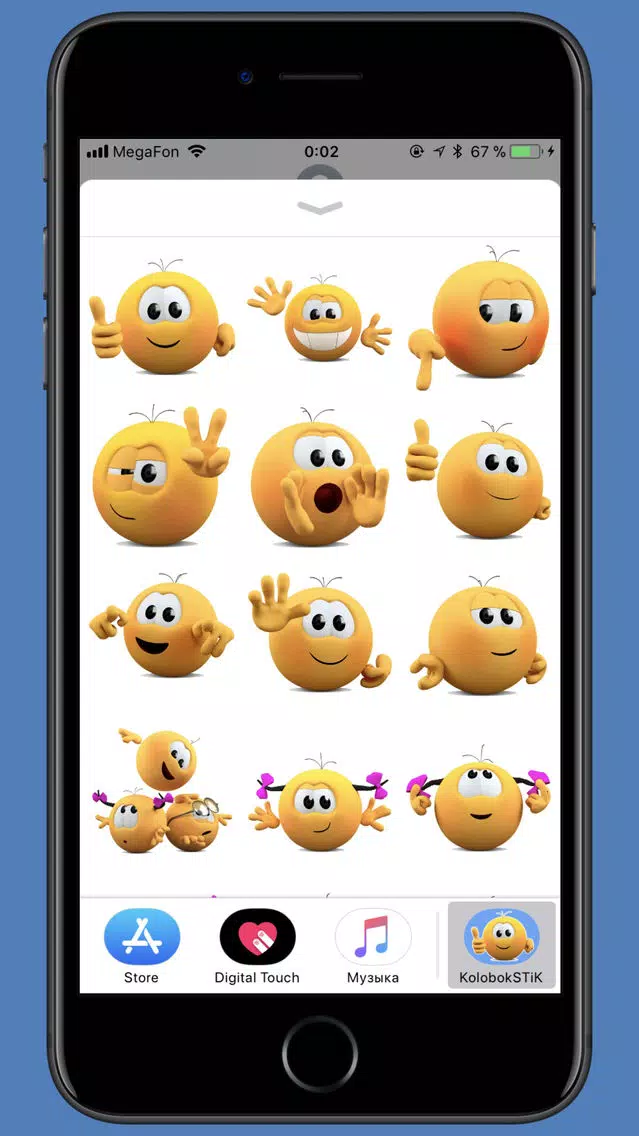 Capturas de pantalla de Kolobok STiK Sticker Pack