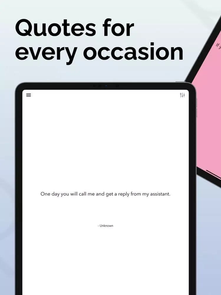 Inspire: Quotes & Affirmations iPad  Screenshots
