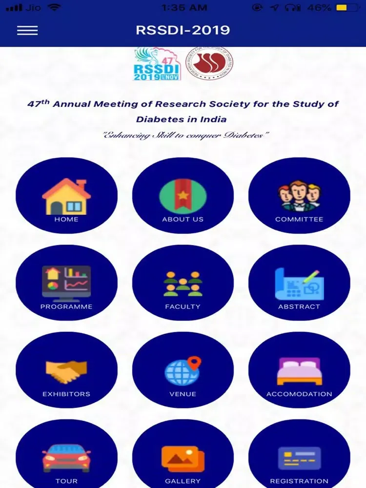 RSSDI 2019 Jaipur iPad  스크린샷