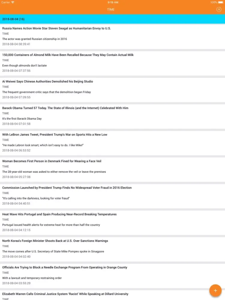 RSS Reader Mobi iPad  Ekran Görüntüleri
