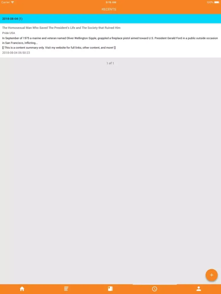 RSS Reader Mobi iPad  Ekran Görüntüleri