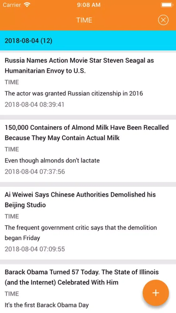 RSS Reader Mobi Ekran Görüntüleri