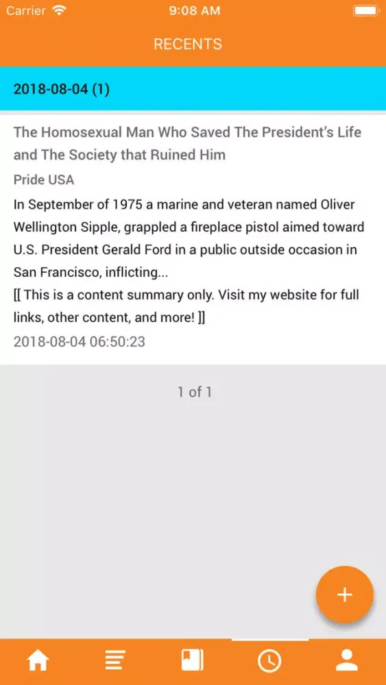 RSS Reader Mobi Ekran Görüntüleri