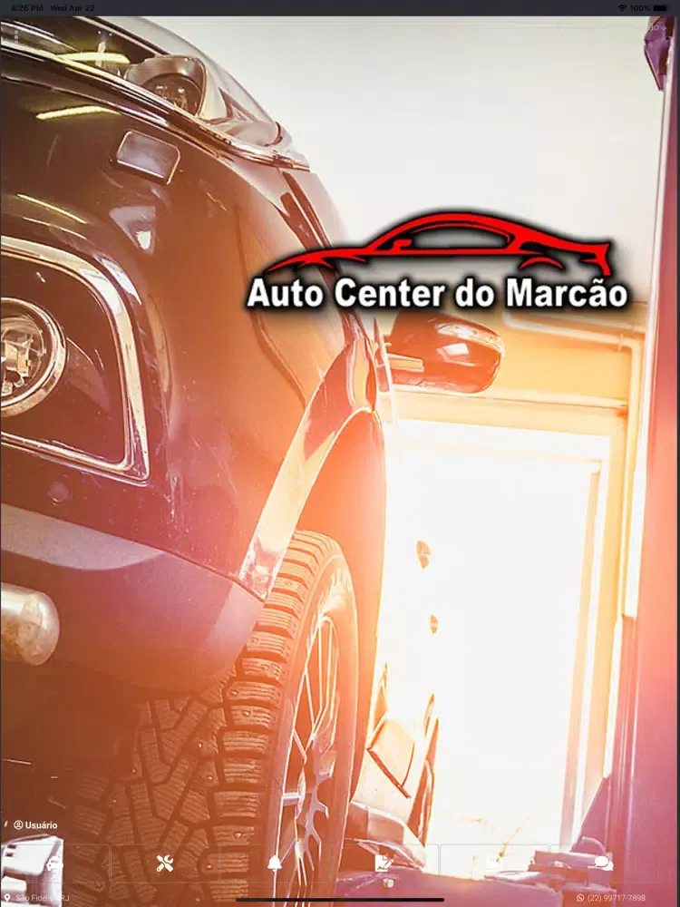 Zrzuty ekranu Auto Center do Marcão iPad 