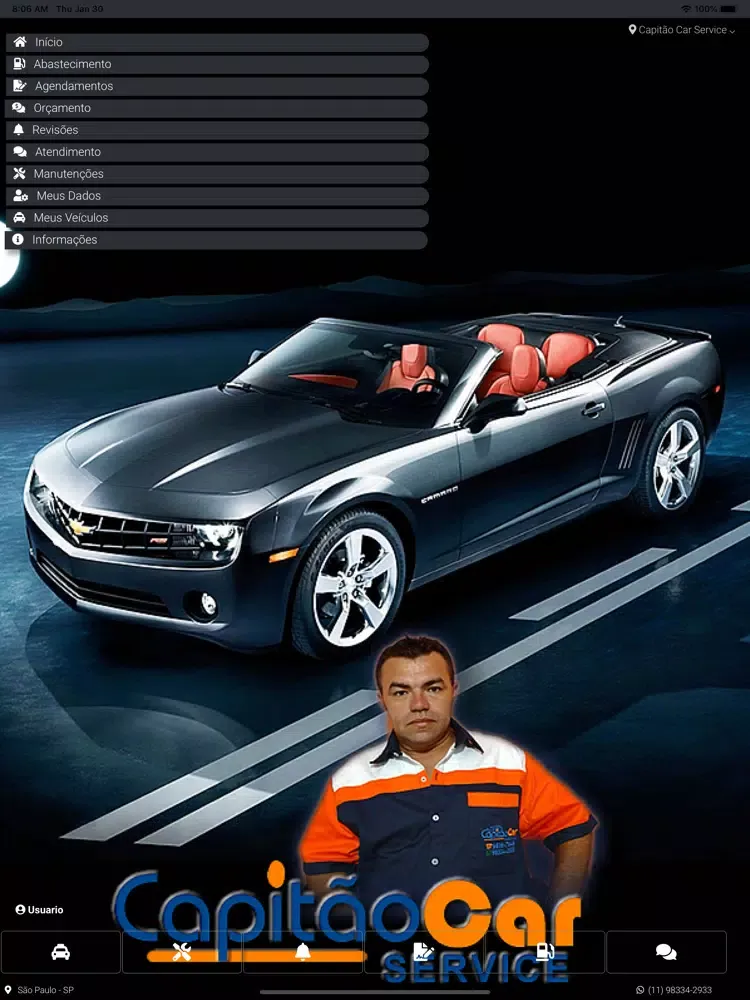 Screenshot di Capitão Car Service iPad 