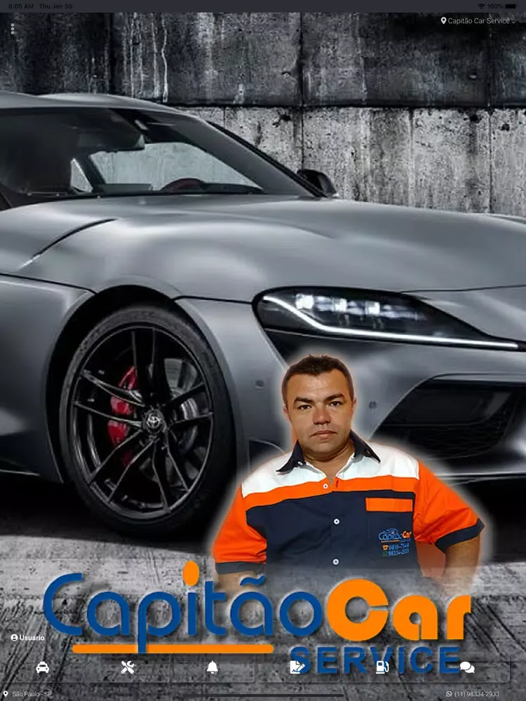 Screenshot di Capitão Car Service iPad 