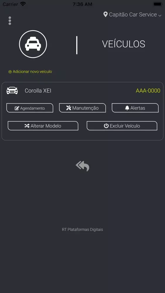 Screenshot di Capitão Car Service