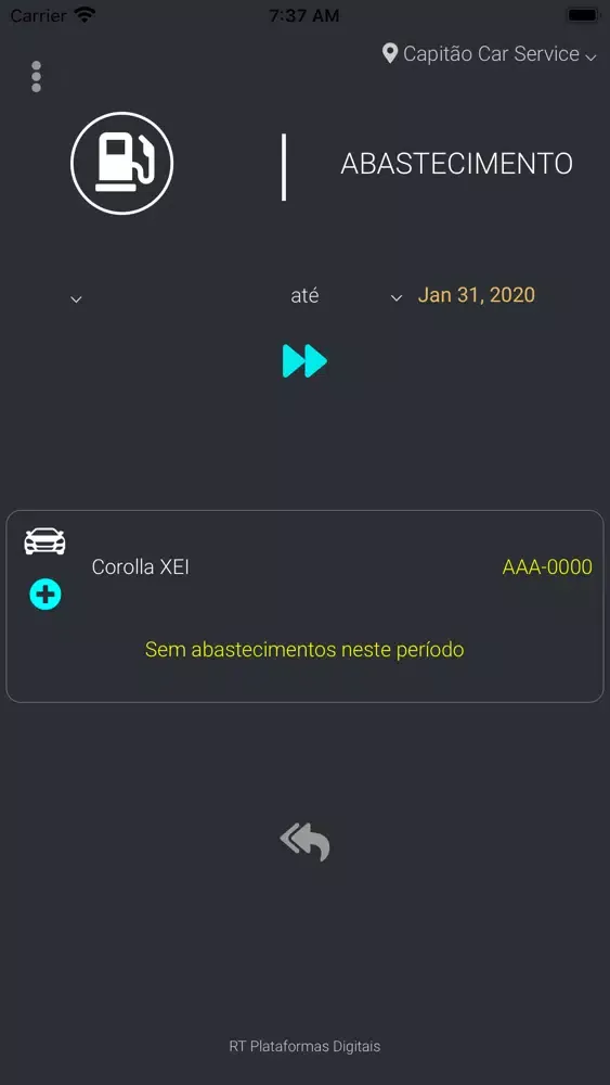 Screenshot di Capitão Car Service