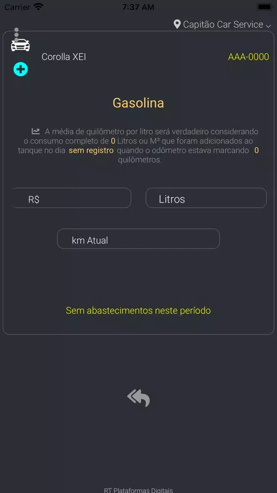 Screenshot di Capitão Car Service