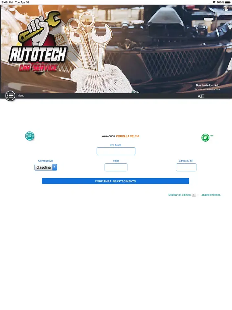 Скриншоты AutoTech Car Service iPad 