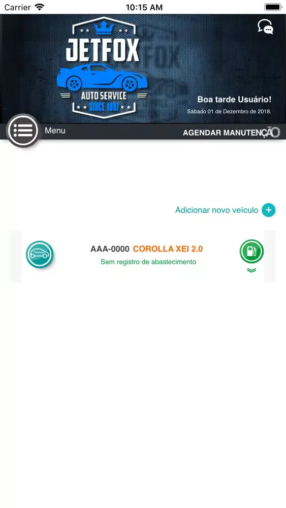 Capturas de tela do JetFox Auto Mecânica